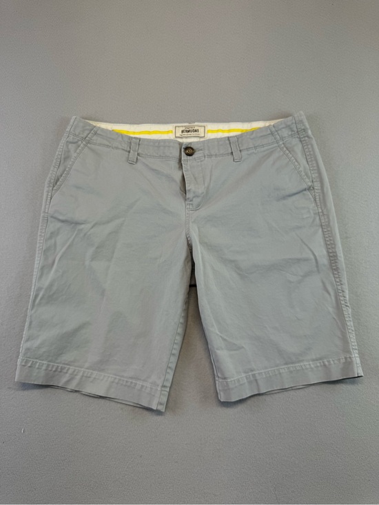 Old Navy Pants - Women’s Old Navy Low Rise Light Gray Perfect Bermuda Shorts